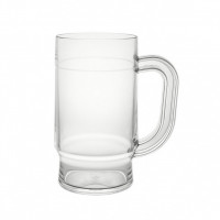 1x Bierkrug 50cl PC Plastik Kunststoff BPA frei Mehrweg 0.5 l Ø 8.25 cm · 14.95 cm