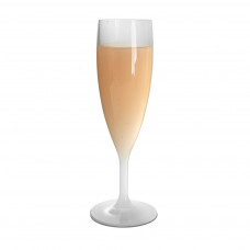 58x Champagnergläser Sektflöten 16cl Kunststoff BPA Frei PP Frosted Mehrweg Ø 6.7 cm · 19.5 cm