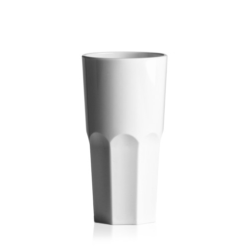 6x Longdrinkgläser aus Kunststoff Weiß 0.3 l Ø 7.50 cm · 14 cm