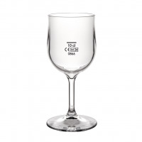 1x Weingläser 20cl mit Eiche 10cl Kunststoff Plastik PC Mehrweg Glasklar Ø 6.9 cm · 15 cm